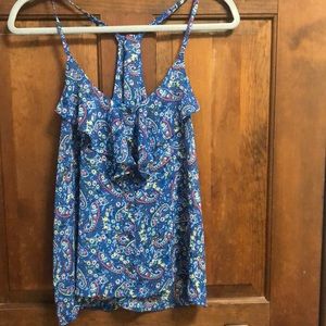 Arizona Large spaghetti shear paisley top